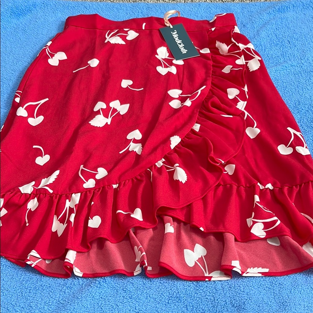 NWT Cherry Skirt
